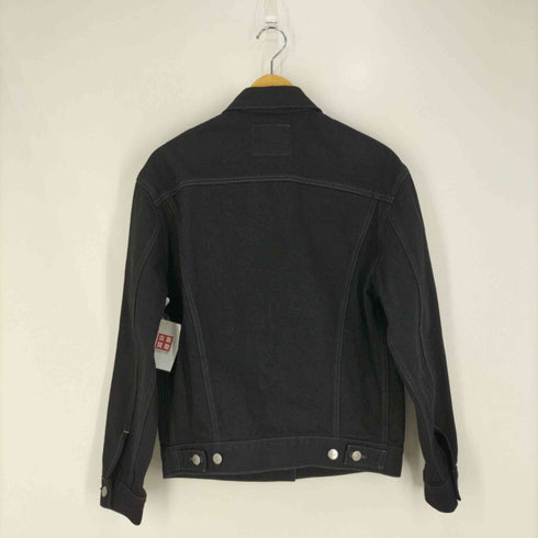 アクネストゥディオズブロコンスト Acne Studios Bl? Konst 2000 BLACK METAL ブラックデニムトラッカージャケット レディース 32