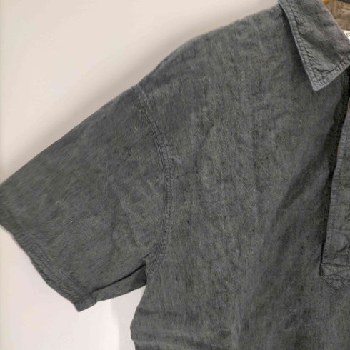 オービス ORVIS ハーフボタン リネンシャツ メンズ JPN:L