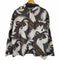 ONE VERSE CRANE PATTERN NELL L/S SHIRT 【BLACK】 鶴柄 長袖シャツ メンズ JPN:XL