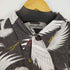 ONE VERSE CRANE PATTERN NELL L/S SHIRT 【BLACK】 鶴柄 長袖シャツ メンズ JPN:XL