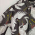 ONE VERSE CRANE PATTERN NELL L/S SHIRT 【BLACK】 鶴柄 長袖シャツ メンズ JPN:XL