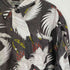 ONE VERSE CRANE PATTERN NELL L/S SHIRT 【BLACK】 鶴柄 長袖シャツ メンズ JPN:XL