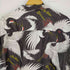 ONE VERSE CRANE PATTERN NELL L/S SHIRT 【BLACK】 鶴柄 長袖シャツ メンズ JPN:XL