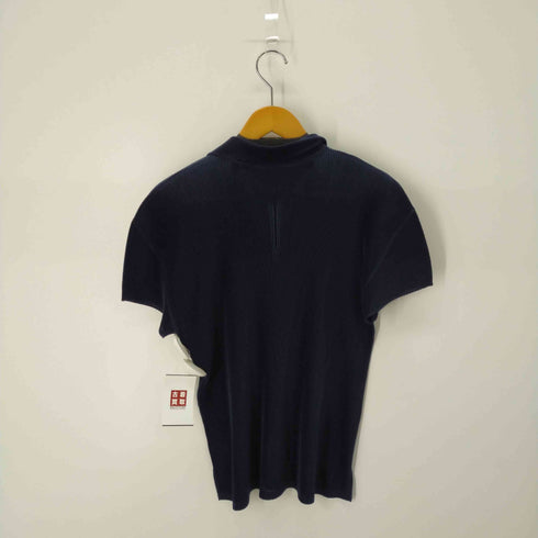 プリーツプリーズイッセイミヤケ PLEATS PLEASE ISSEY MIYAKE 21AW スキッパー プリーツ半袖ポロシャツ レディース 03