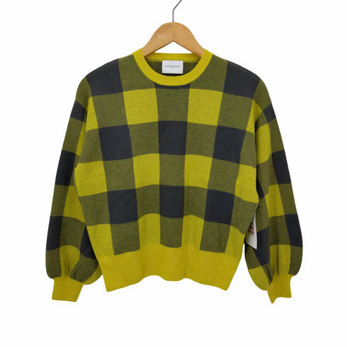 ユナイテッドアローズ UNITED ARROWS Wチェック クルーネック ニットW レディース
