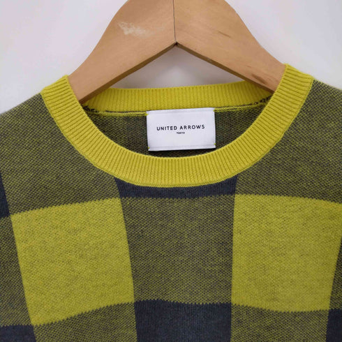 ユナイテッドアローズ UNITED ARROWS Wチェック クルーネック ニットW レディース