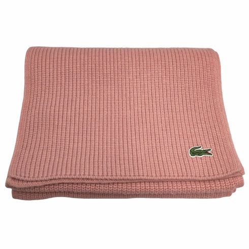 ラコステ LACOSTE リブ ニット マフラー レディース
