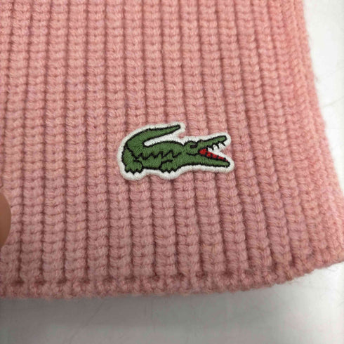 ラコステ LACOSTE リブ ニット マフラー レディース