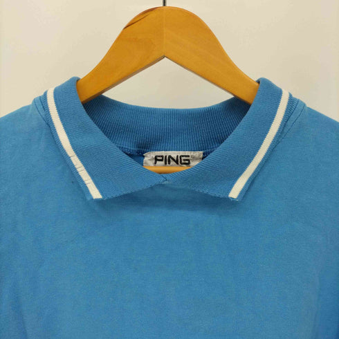 ピン ping USA製 襟付き スウェット トレーナー メンズ import:L