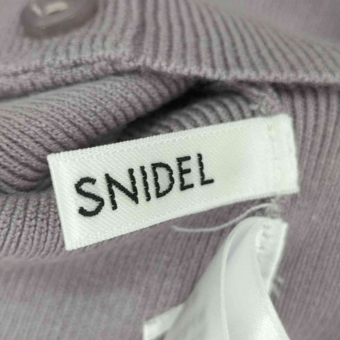 スナイデル snidel 21AW ハートネックニットプルオーバー カットソー レディース ONE SIZE