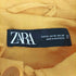 ザラ ZARA コットンリネン混 フラップポケット L/Sシャツ レディース US XS