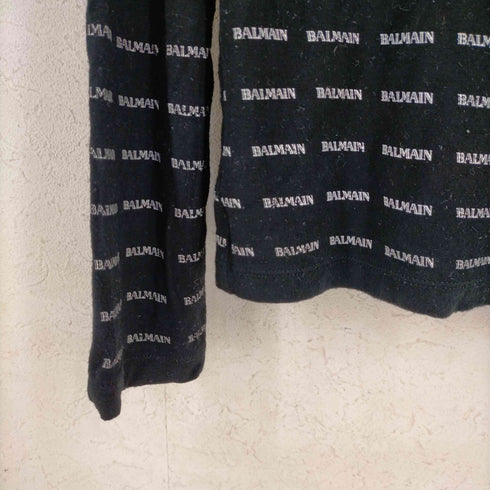 バルマン BALMAN ラインストーン / プリント ロゴ L/Sカットソー レディース EUR:40