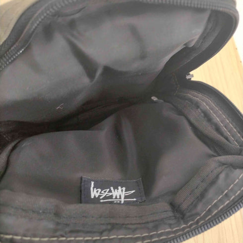 ステューシー Stussy 90s 紺タグ 総柄 マルチポケットショルダーバッグ メンズ