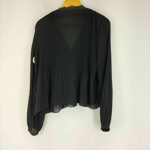 ザラ ZARA プリーツシフォントップス レディース import:L