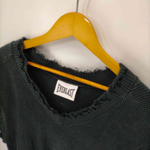エバーラスト EVERLAST ダメージ加工ワッフルニットベスト レディース