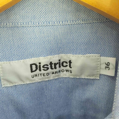 ディストリクトユナイテッドアローズ District UNITED ARROWS ボタンダウンシャツ メンズ 36