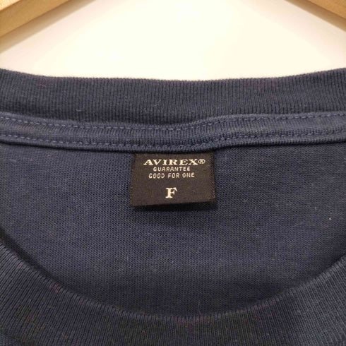 アヴィレックス AVIREX ビッグスターロゴ クルーネックTシャツ レディース FREE