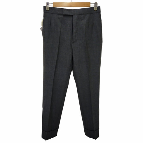 トムブラウン THOM BROWNE スーパー120'Sツイル バックストラップトラウザー メンズ 00