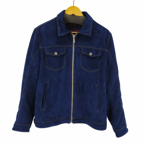 ザラマン ZARA MAN スェードジップジャケット メンズ import:L