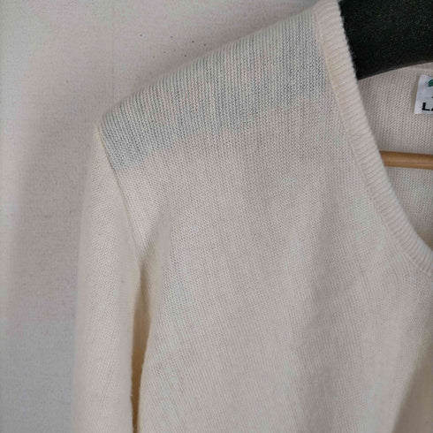 アイゾッドラコステ IZOD LACOSTE 70s 糸巻きタグ ロゴ刺繍パッチ Vネックセーター レディース