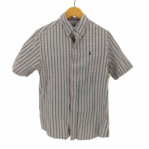 ポロラルフローレン POLO RALPH LAUREN 90S S/S チェック BD コットン シャツ レディース 80
