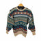 ジプシー Gipsy フランス製 ネイティブ柄 ウールニット メンズ JPN:M