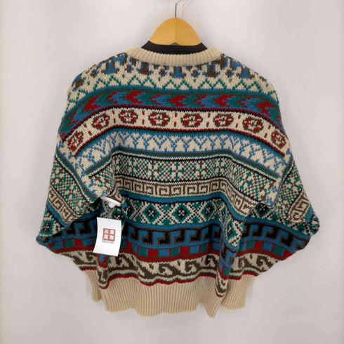 ジプシー Gipsy フランス製 ネイティブ柄 ウールニット メンズ JPN:M
