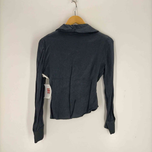 ザラ ZARA Fitted Satin Effect Shirt レディース JPN:S
