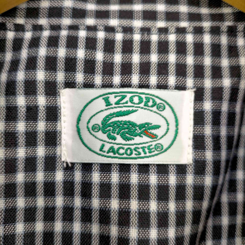 アイゾッドラコステ IZOD LACOSTE ギンガムチェックスウィングトップ メンズ 160-170