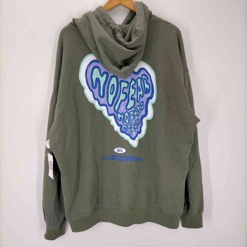 aelfric eden 両面プリント プルオーバーパーカー メンズ import:XL