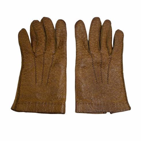 レッケル roeckl 80S Peccary Leather ペッカリー レザー グローブ メンズ