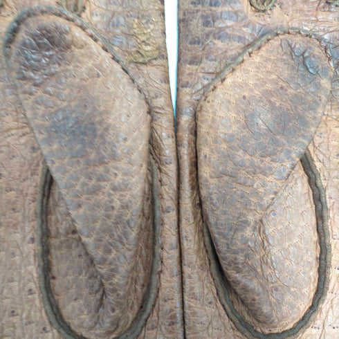 レッケル roeckl 80S Peccary Leather ペッカリー レザー グローブ メンズ