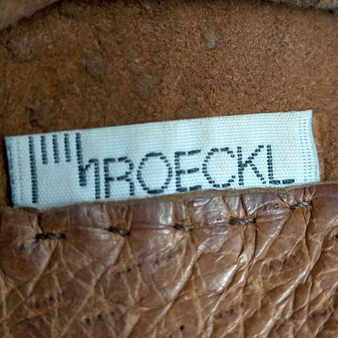 レッケル roeckl 80S Peccary Leather ペッカリー レザー グローブ メンズ