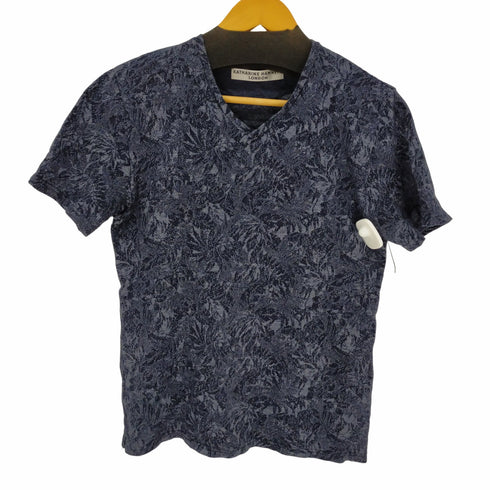 キャサリンハムネットロンドン KATHARINE HAMNETT LONDON フラワー総柄Vネックカットソー レディース import:M