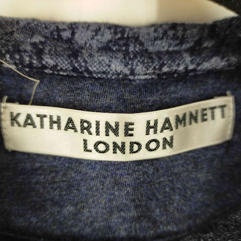 キャサリンハムネットロンドン KATHARINE HAMNETT LONDON フラワー総柄Vネックカットソー レディース import:M