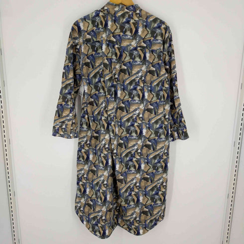 ユニ yuni 総柄シャツワンピース レディース FREE