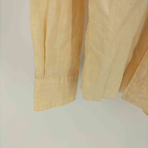 ユナイテッドアローズグリーンレーベルリラクシング UNITED ARROWS green label relaxing NM ストレッチ フレンチリネン シャンブレー ボタンダウン シャツ メンズ JPN:M
