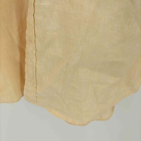 ユナイテッドアローズグリーンレーベルリラクシング UNITED ARROWS green label relaxing NM ストレッチ フレンチリネン シャンブレー ボタンダウン シャツ メンズ JPN:M