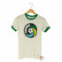 チャンピオン Champion 70s USA製 バータグ フロントプリント リンガーTシャツ メンズ import:S