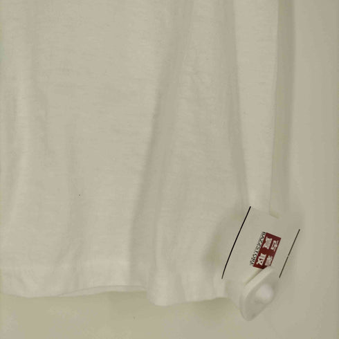 チャンピオン Champion 70s USA製 バータグ フロントプリント リンガーTシャツ メンズ import:S