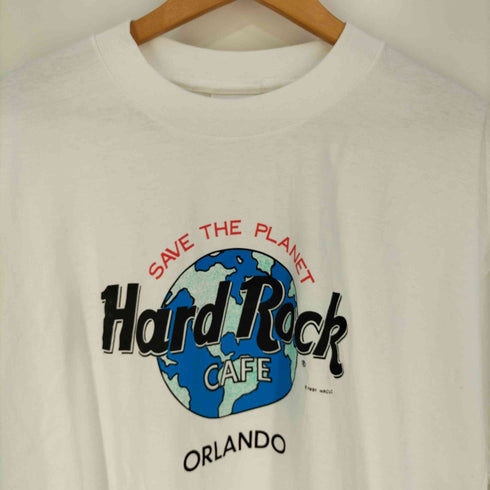 ハードロックカフェ Hard Rock Cafe 90s USA製 シングルステッチ ORLAMD フロントプリントTシャツ メンズ ONE SIZE