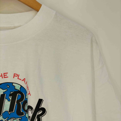 ハードロックカフェ Hard Rock Cafe 90s USA製 シングルステッチ ORLAMD フロントプリントTシャツ メンズ ONE SIZE