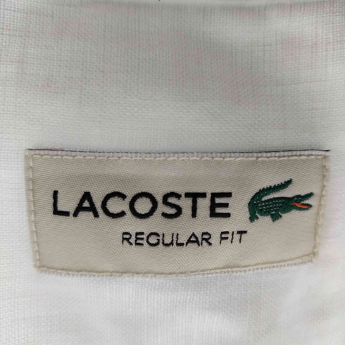 ラコステ LACOSTE ボタンダウン リネン シャツ メンズ 5