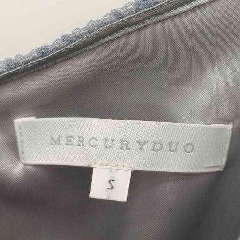 マーキュリーデュオ MERCURYDUO 2021SS ギャザードレープシャーリングドレス レディース JPN:S