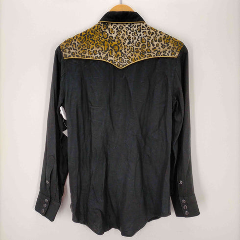 サンローランパリ SAINT LAURENT PARIS 17aw レオパード ロックスリムシャツ メンズ import:S