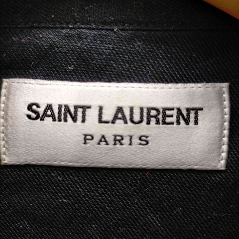 サンローランパリ SAINT LAURENT PARIS 17aw レオパード ロックスリムシャツ メンズ import:S