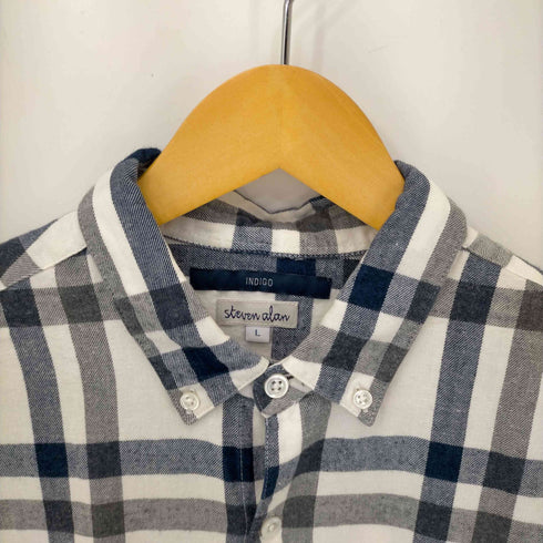 スティーブンアラン Steven Alan BD チェック L/S ネルシャツ メンズ JPN:L