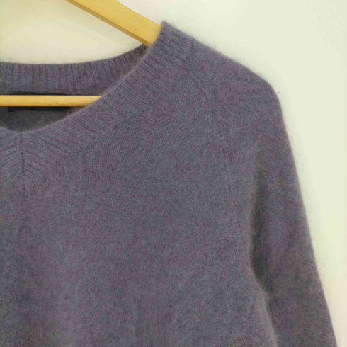 ユナイテッドアローズグリーンレーベルリラクシング UNITED ARROWS green label relaxing KFC ヘアリー Vネック ニット レディース