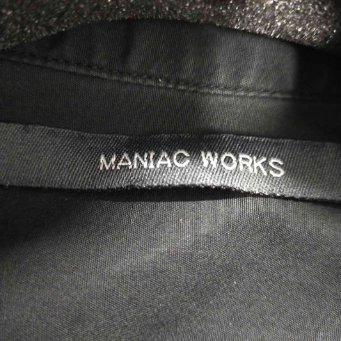 マニアックワークス maniac works スタンドカラーL/Sデザインシャツ メンズ