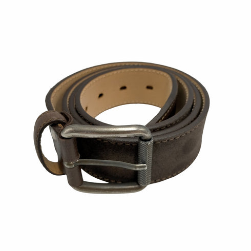 VENETA CINTURE イタリア製 Genuine Leather 本革 スエード レザー ベルト メンズ 100-115